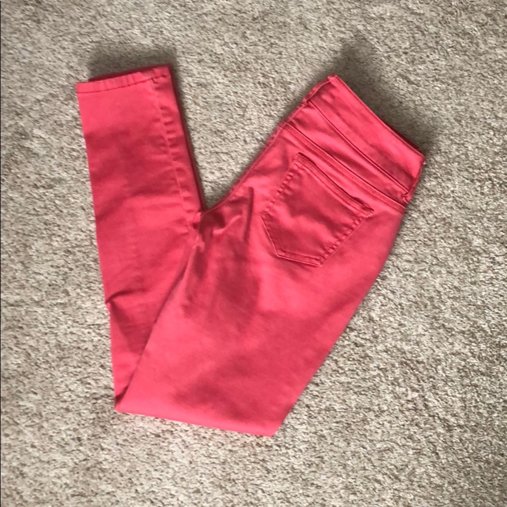 Maurice’s pink skinny jeans